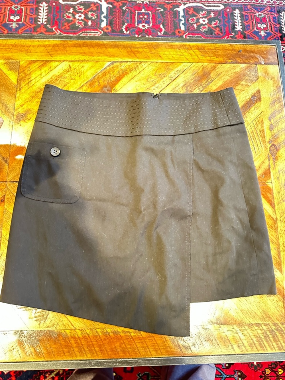 bebe Black Mini Skirt with Side Zipper